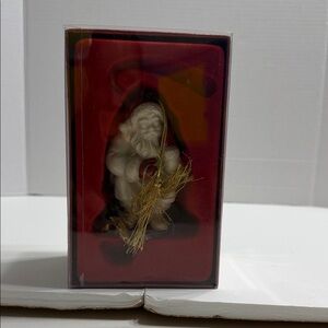 Lenox Festive Santa Figurine with Gold Trim